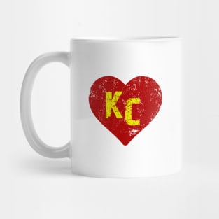 Kc Chiefs Heart Mug